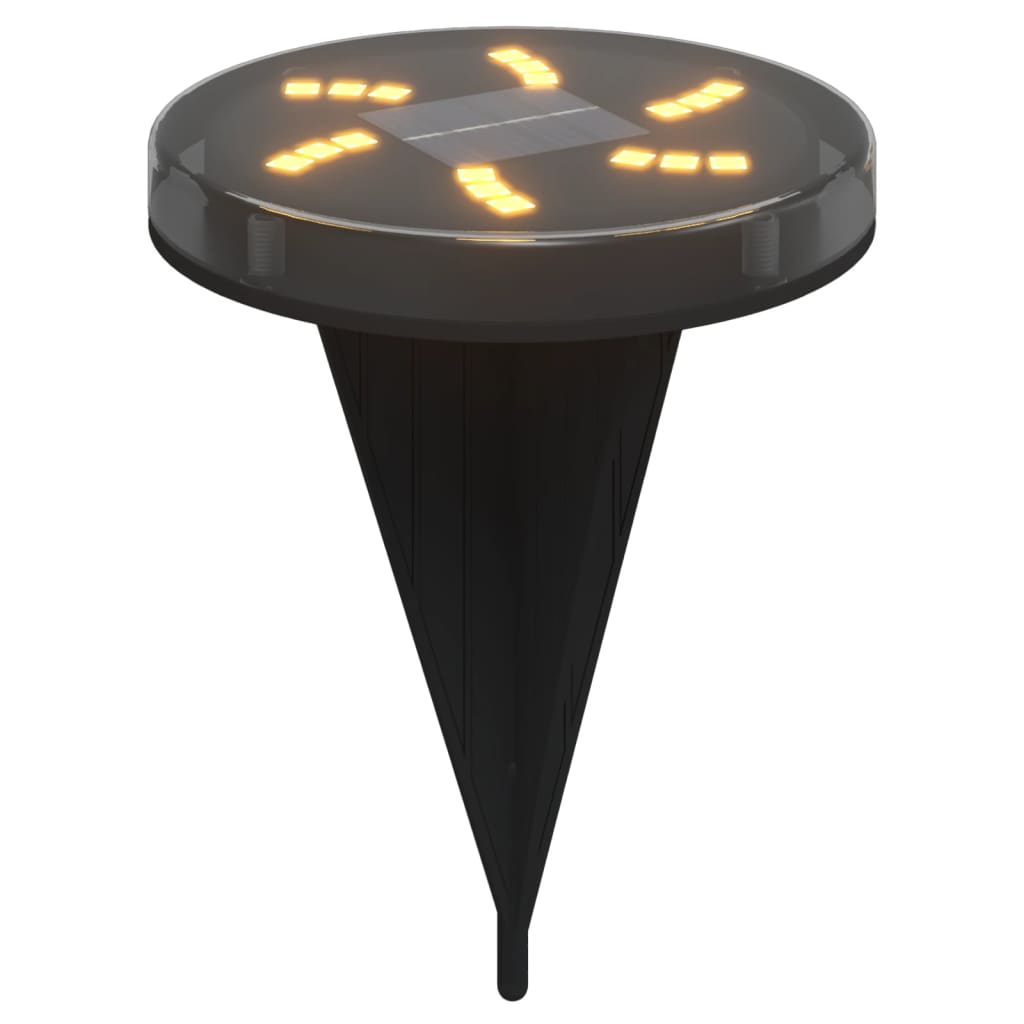 vidaXL Solar Ground Lights with Ground Spikes Outdoor 12 pcs Warm White 3