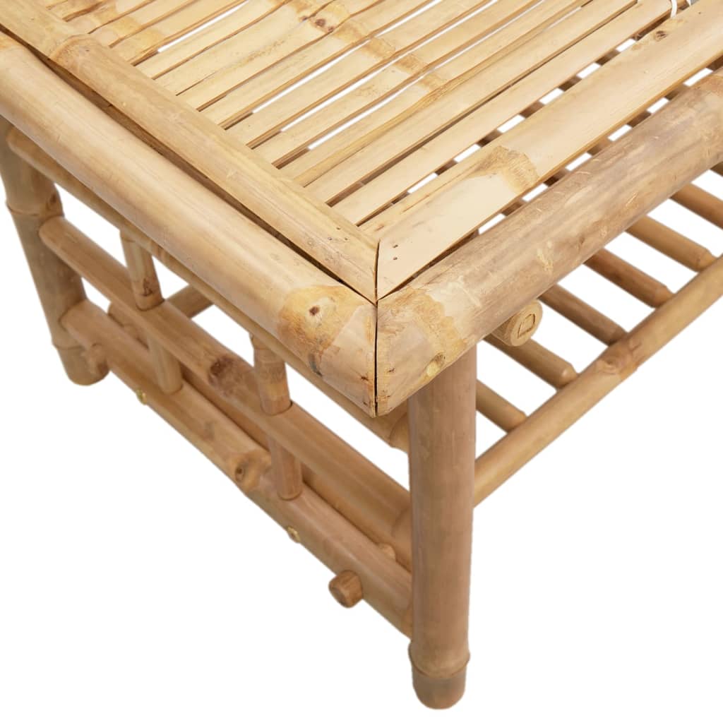 vidaXL Side Table 45x45x45 cm Bamboo 6