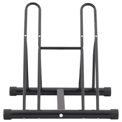 vidaXL Bicycle Stand for 2 Bikes Floor Freestanding Steel 3