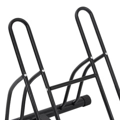 vidaXL Bicycle Stand for 2 Bikes Floor Freestanding Steel 6