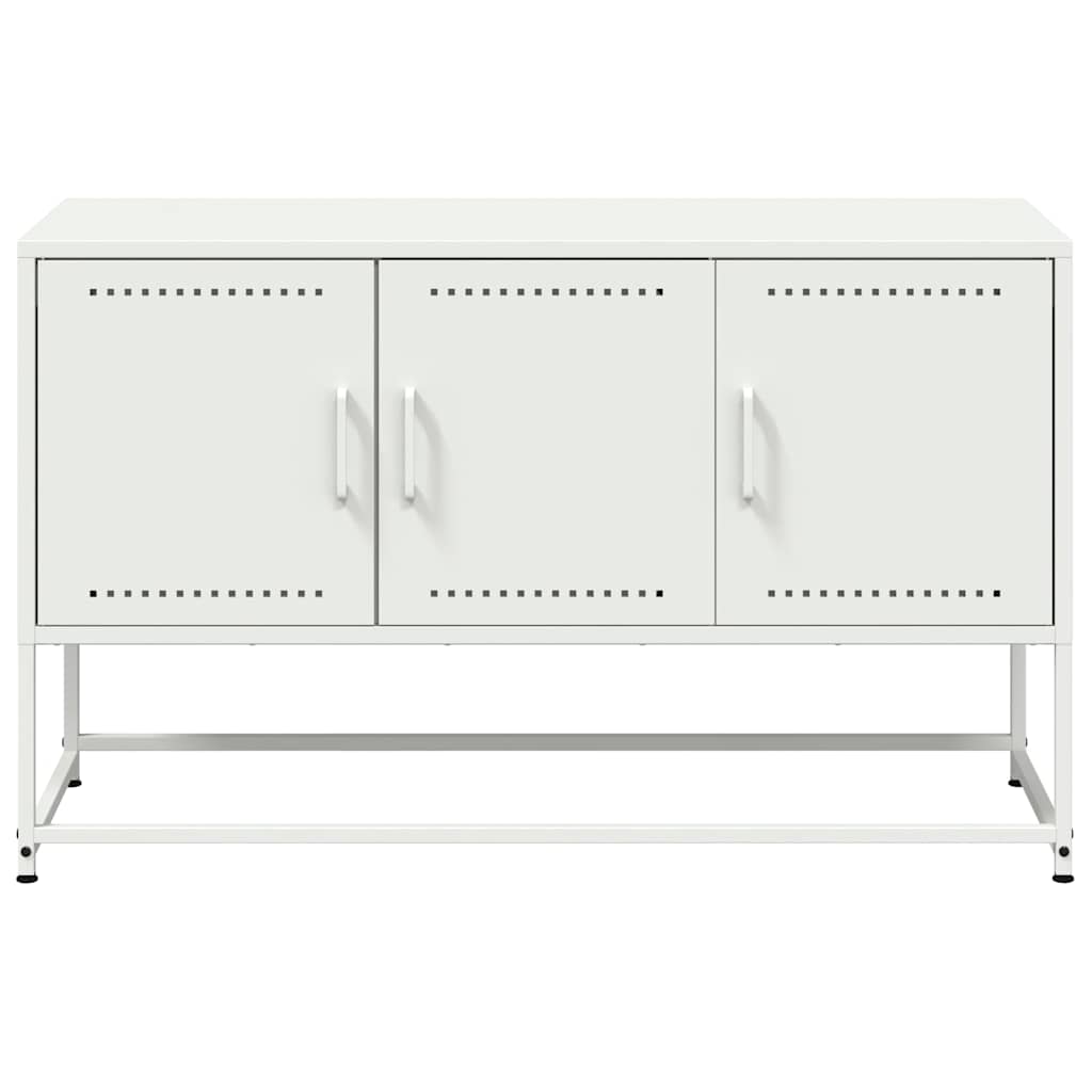 TV Cabinet 100,5x39x60,5 cm Steel White