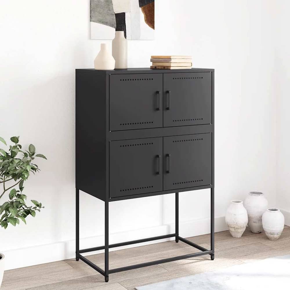 Sideboard 68,5x38,5x107 cm Steel Black