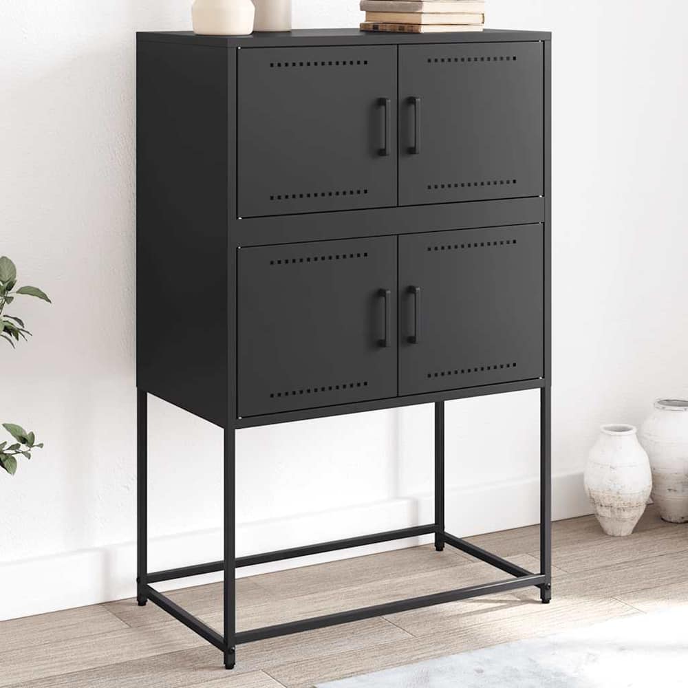 Sideboard 68,5x38,5x107 cm Steel Black