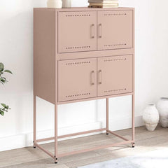 Sideboard 68,5x38,5x107 cm Steel Pink