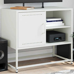 vidaXL TV Cabinet White 68x39x60.5 cm Steel 1