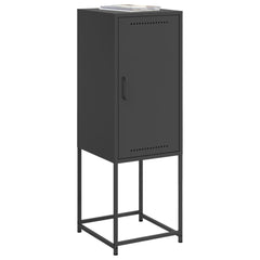 vidaXL Highboard Black 36x39x107 cm Steel 4