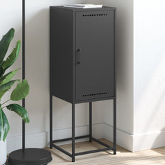 vidaXL Highboard Black 36x39x107 cm Steel 1