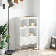 vidaXL Highboard White 68.5x39x111.5 cm Steel 3