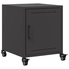Bedside Cabinets 36x39x43,5 cm Steel Black