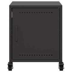 Bedside Cabinets 36x39x43,5 cm Steel Black