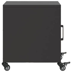 Bedside Cabinets 36x39x43,5 cm Steel Black