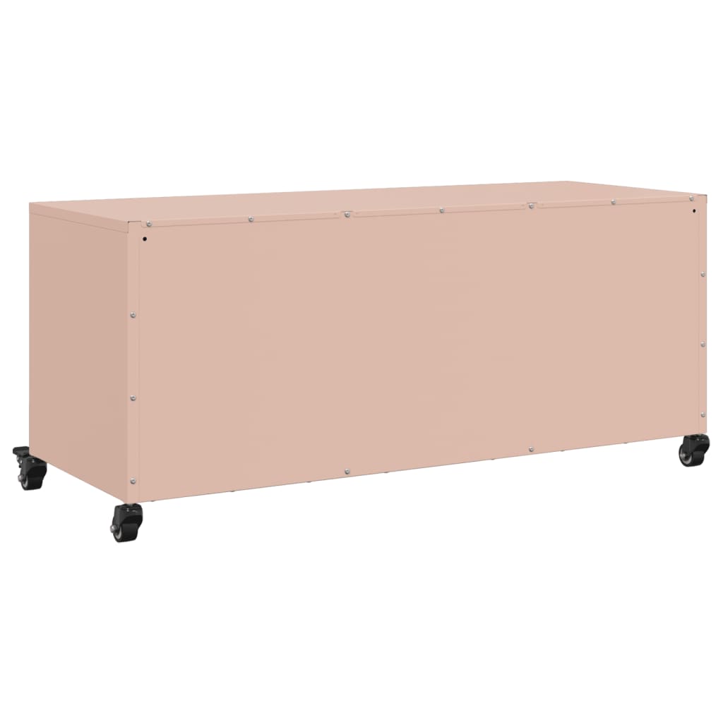 TV Cabinet 100,5x39x43,5 cm Steel Pink