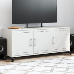 TV Cabinet 100,5x39x43,5 cm Steel White
