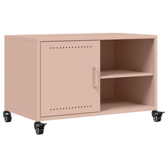 vidaXL TV Cabinet Pink 68x39x43.5 cm Steel 2