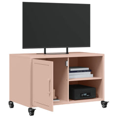 vidaXL TV Cabinet Pink 68x39x43.5 cm Steel 5