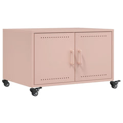 vidaXL Coffee Table Pink 68x50x43,5 cm Steel 2