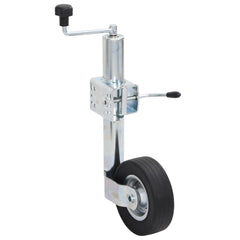 vidaXL Trailer Jack Wheel with Split Clamp 60 mm Galvanised Steel 1
