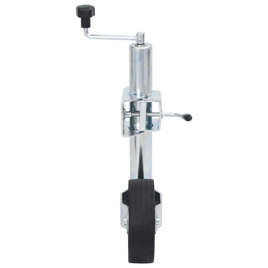vidaXL Trailer Jack Wheel with Split Clamp 60 mm Galvanised Steel 2