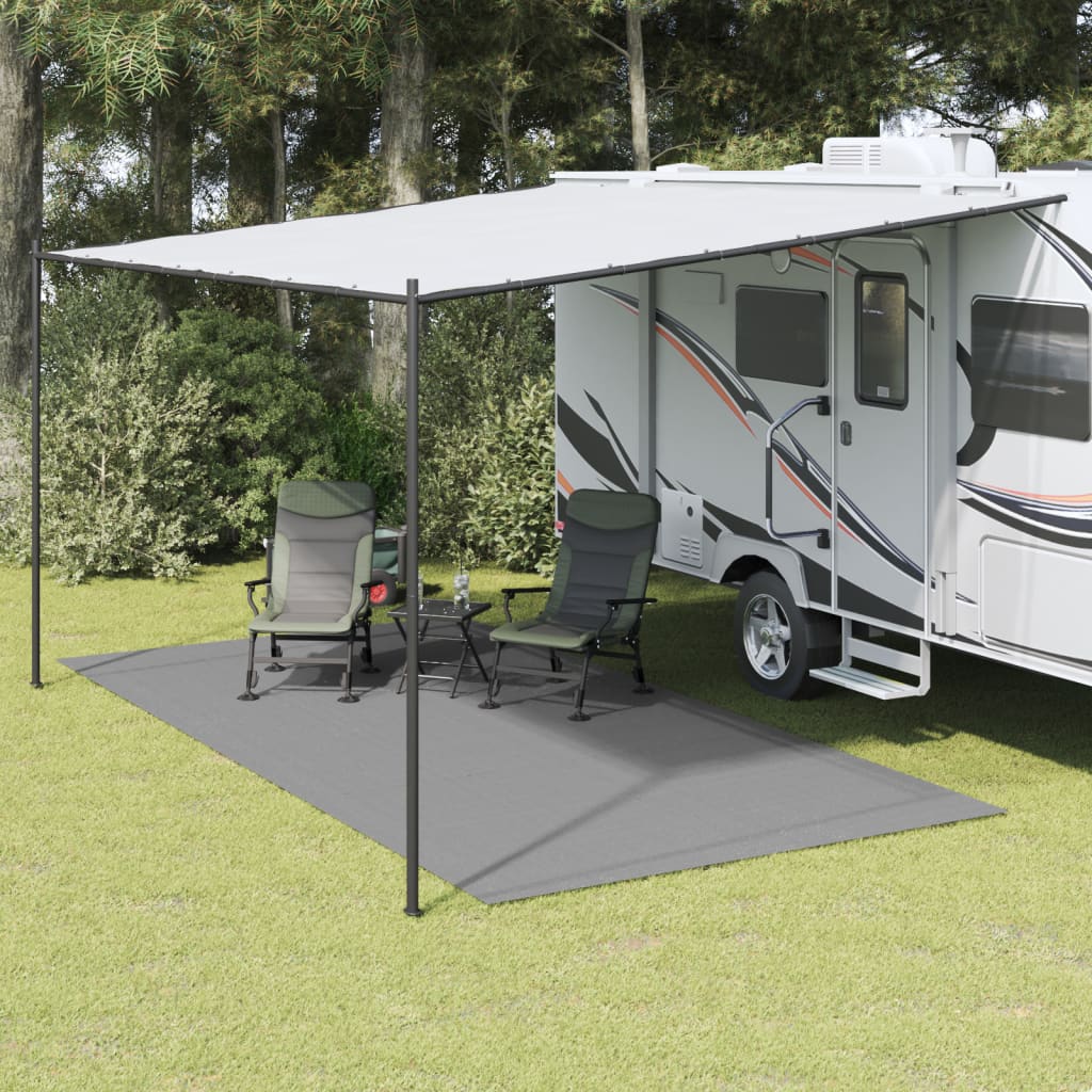vidaXL Tent Carpet Anthracite 5x2.5 m 1
