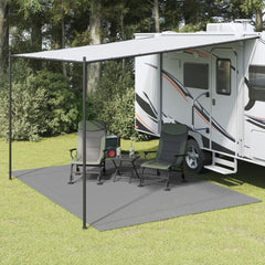 vidaXL Tent Carpet Anthracite 4x3 m 1