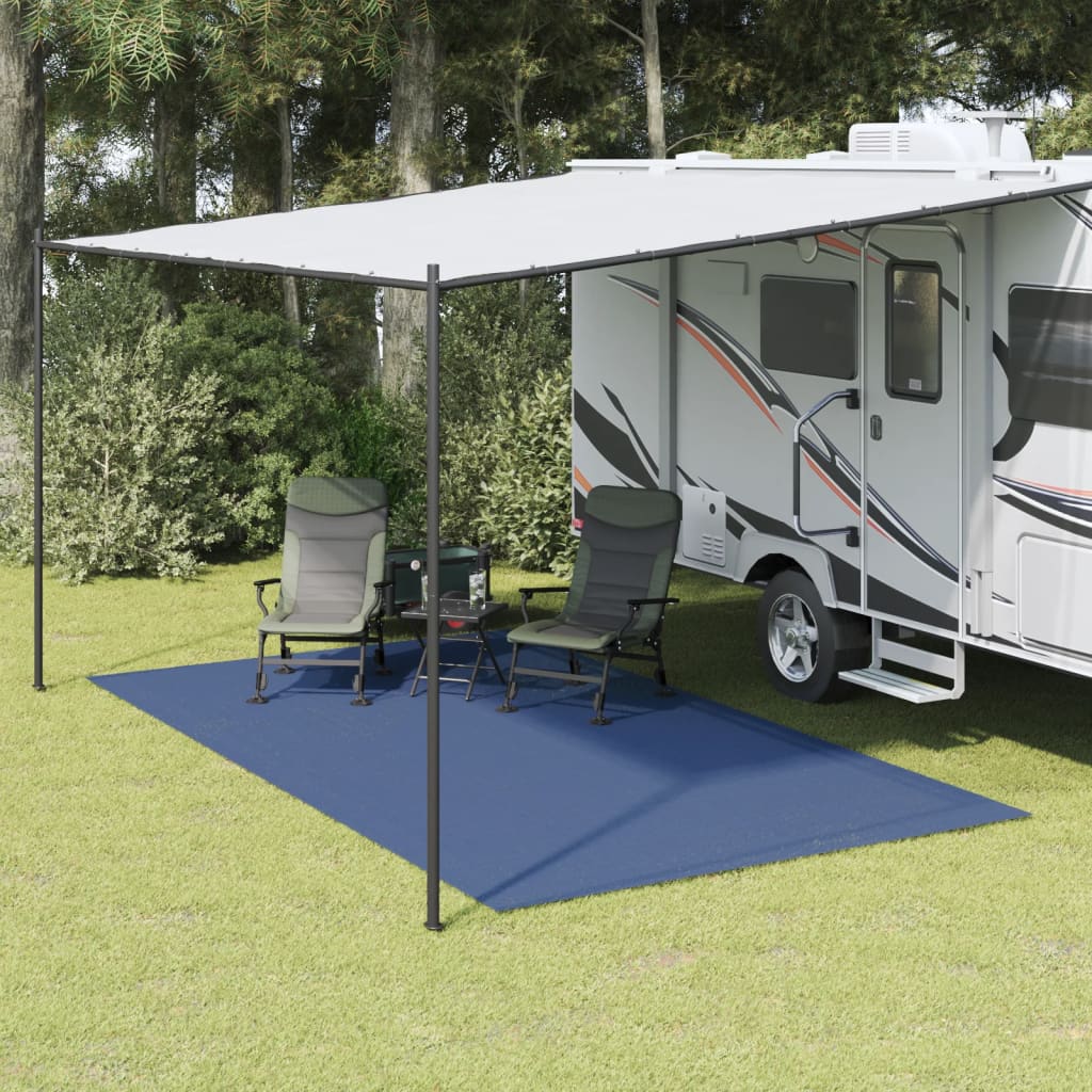 vidaXL Tent Carpet Blue 4.5x2.5 m 1
