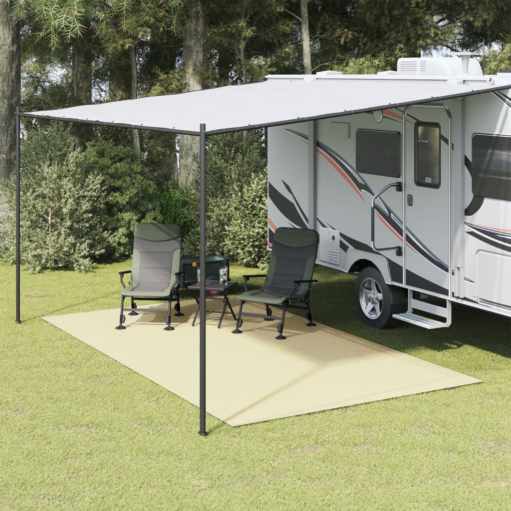 vidaXL Tent Carpet Cream 4.5x2.5 m 1