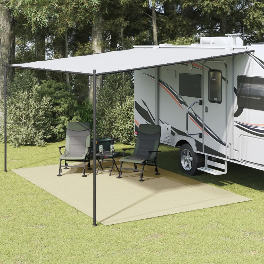 vidaXL Tent Carpet Cream 5x3 m 1