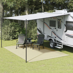 vidaXL Tent Carpet Cream 5x3 m 1