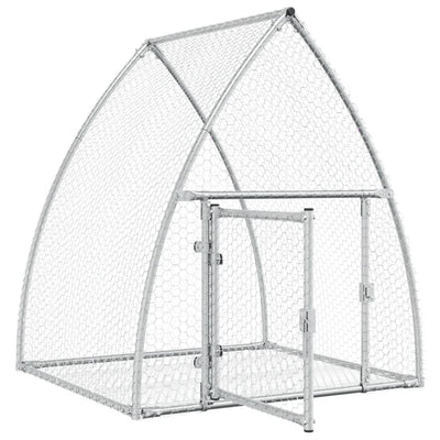 Rabbit Cage Silver 100x105x120 cm Galvanised Steel