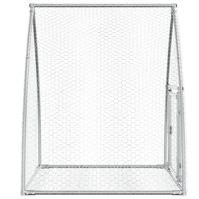 Rabbit Cage Silver 100x105x120 cm Galvanised Steel