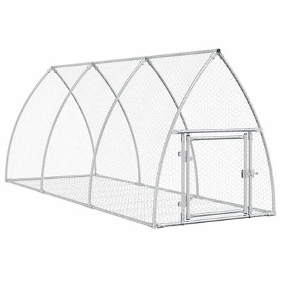 Rabbit Cage Silver 300x105x120 cm Galvanised Steel