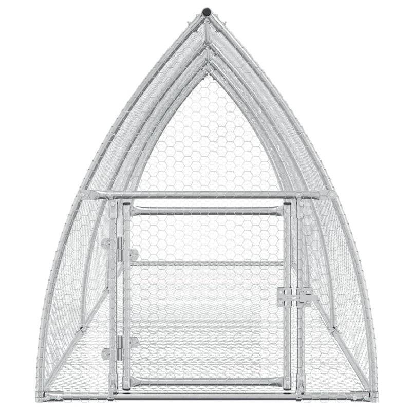 Rabbit Cage Silver 300x105x120 cm Galvanised Steel