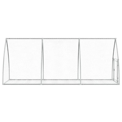 Rabbit Cage Silver 300x105x120 cm Galvanised Steel