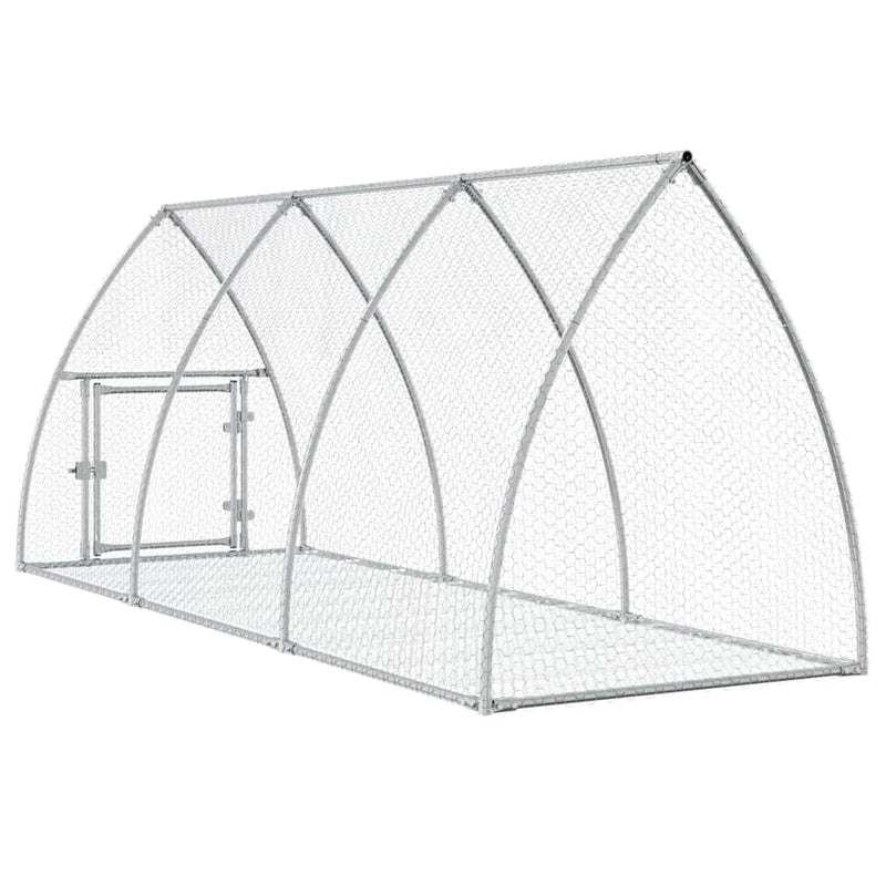 Rabbit Cage Silver 300x105x120 cm Galvanised Steel