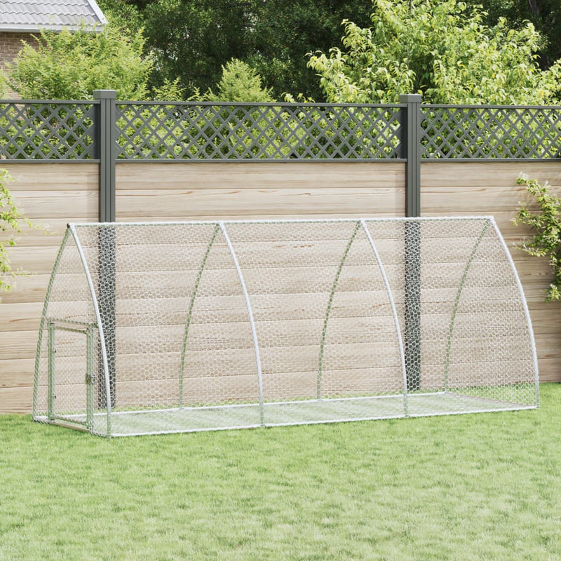 Rabbit Cage Silver 300x105x120 cm Galvanised Steel