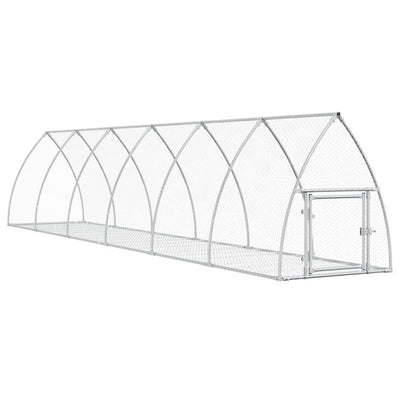 Rabbit Cage Silver 600x105x120 cm Galvanised Steel