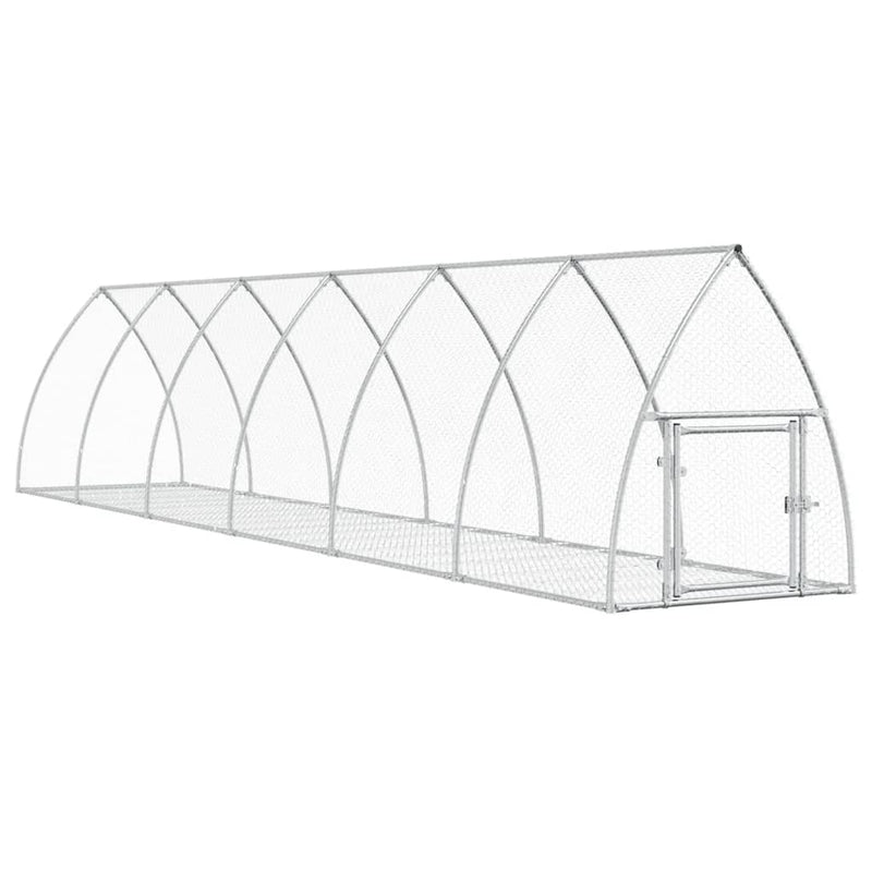 Rabbit Cage Silver 600x105x120 cm Galvanised Steel