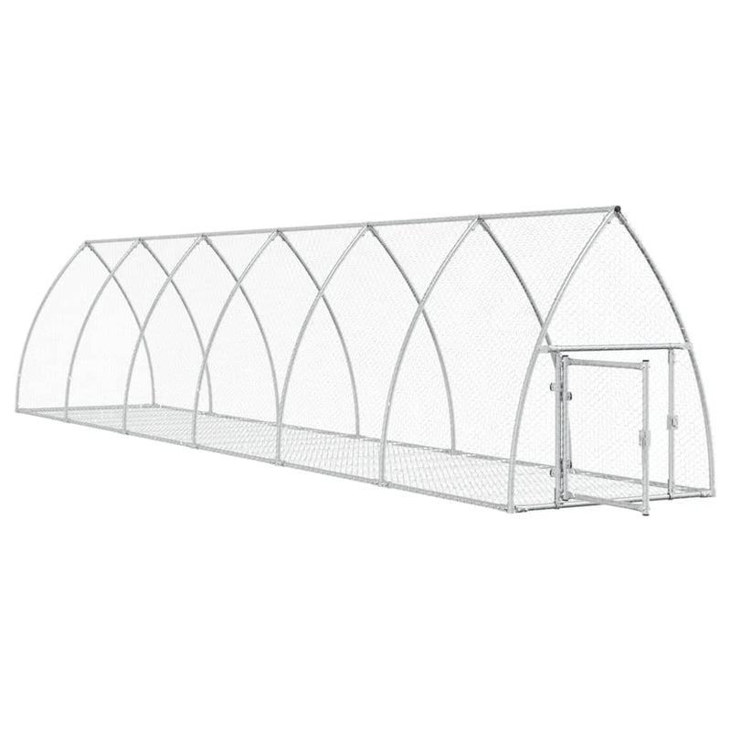 Rabbit Cage Silver 600x105x120 cm Galvanised Steel