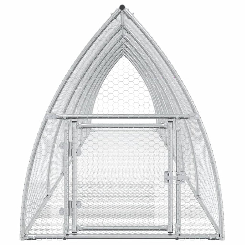 Rabbit Cage Silver 600x105x120 cm Galvanised Steel