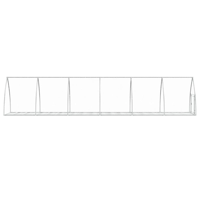 Rabbit Cage Silver 600x105x120 cm Galvanised Steel