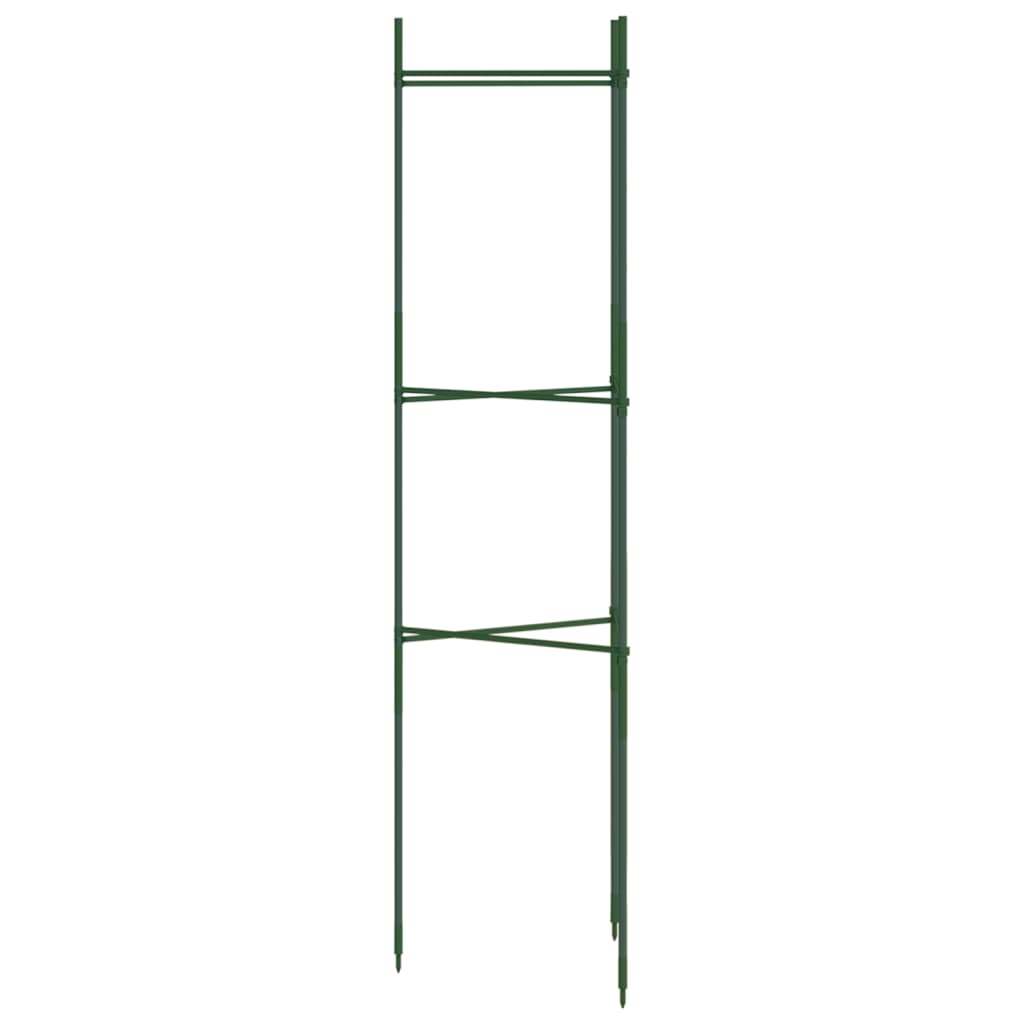 vidaXL Tomato Cages 4 pcs 116 cm Steel and PP 6