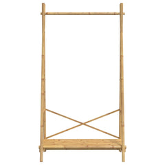 vidaXL Clothes Rack with Shelf 102x50x190 cm Bamboo 4