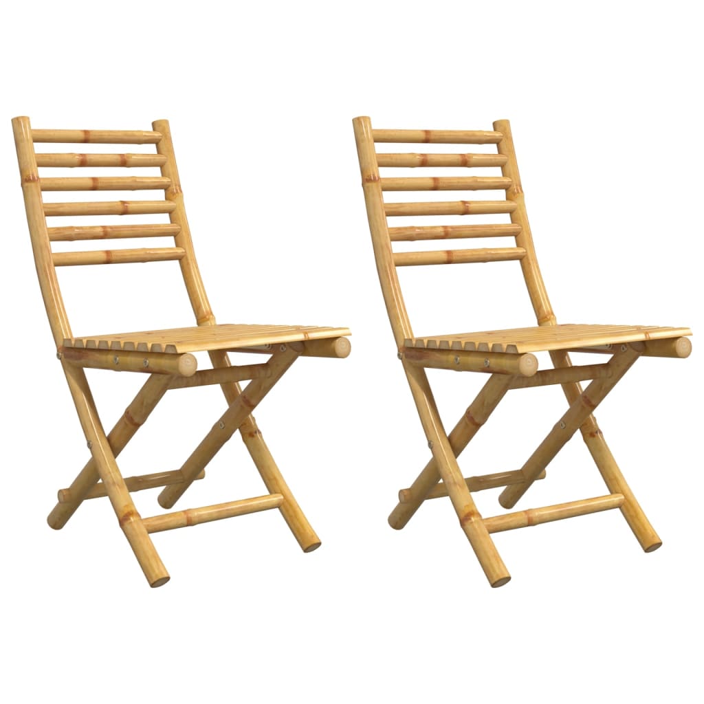 Folding Chairs 43x54x88 cm Bamboo 2