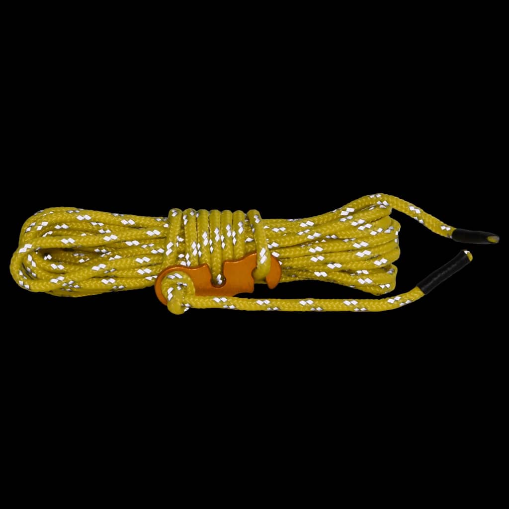 vidaXL Tent Guy Ropes with Spanners Reflective 8 pcs 4 m 4 mm 4