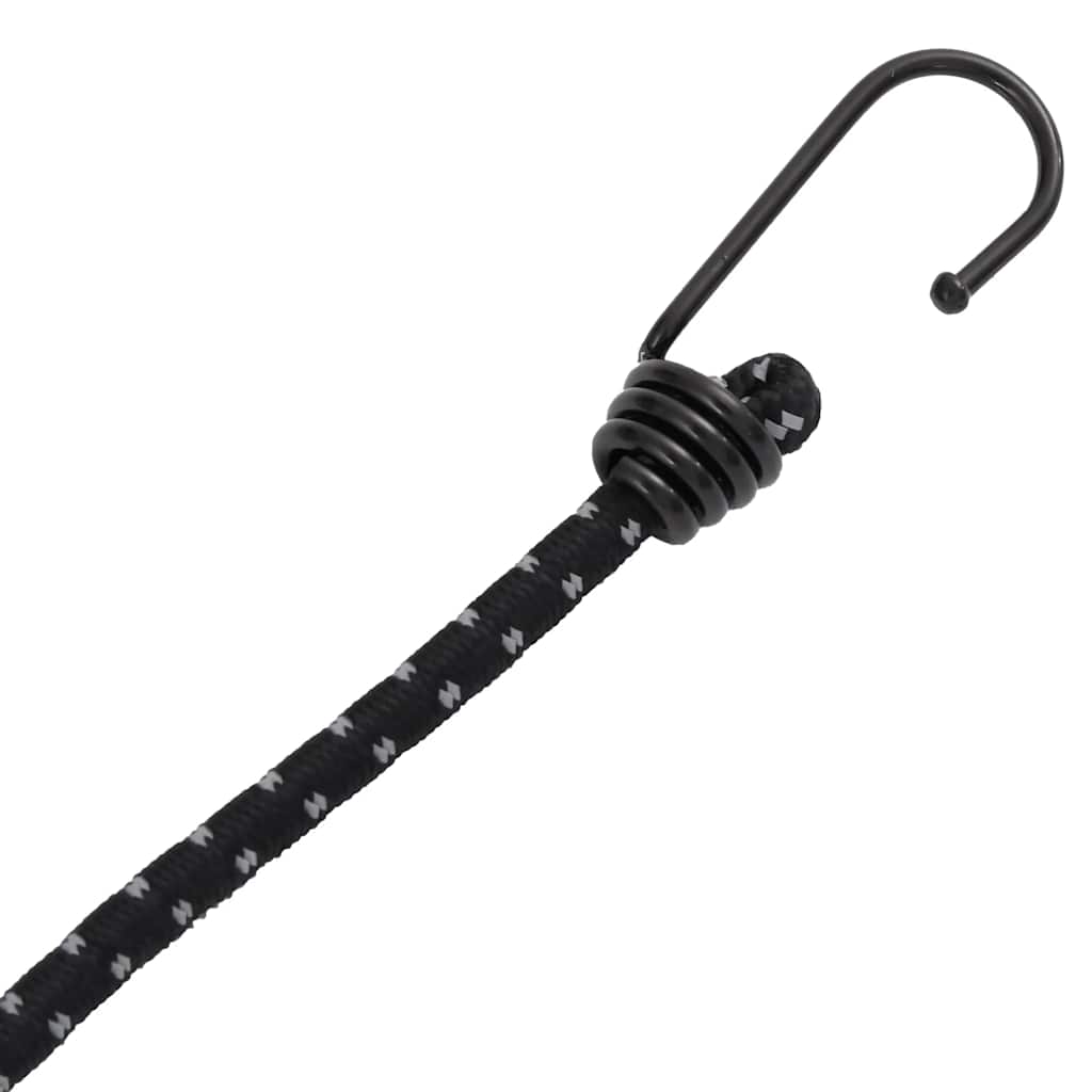 vidaXL Bungee Cords with Reflective Strips and Hooks 25 pcs 46 cm 5