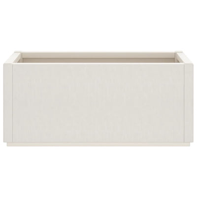 Garden Planter White 80x36x35 cm PP