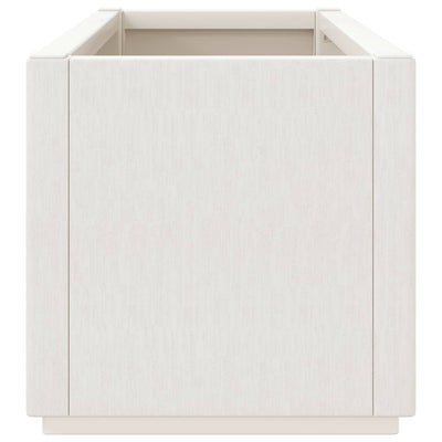 Garden Planter White 80x36x35 cm PP