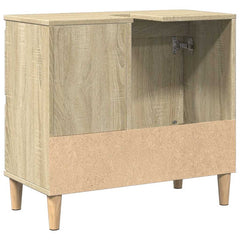 vidaXL Bathroom Cabinet Sonoma Oak 65x33x60 cm Engineered Wood 6