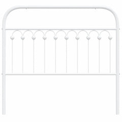 vidaXL Metal Replace Headboard White 107 cm 4
