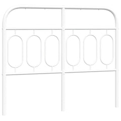 vidaXL Metal Replace Headboard White 120 cm 2